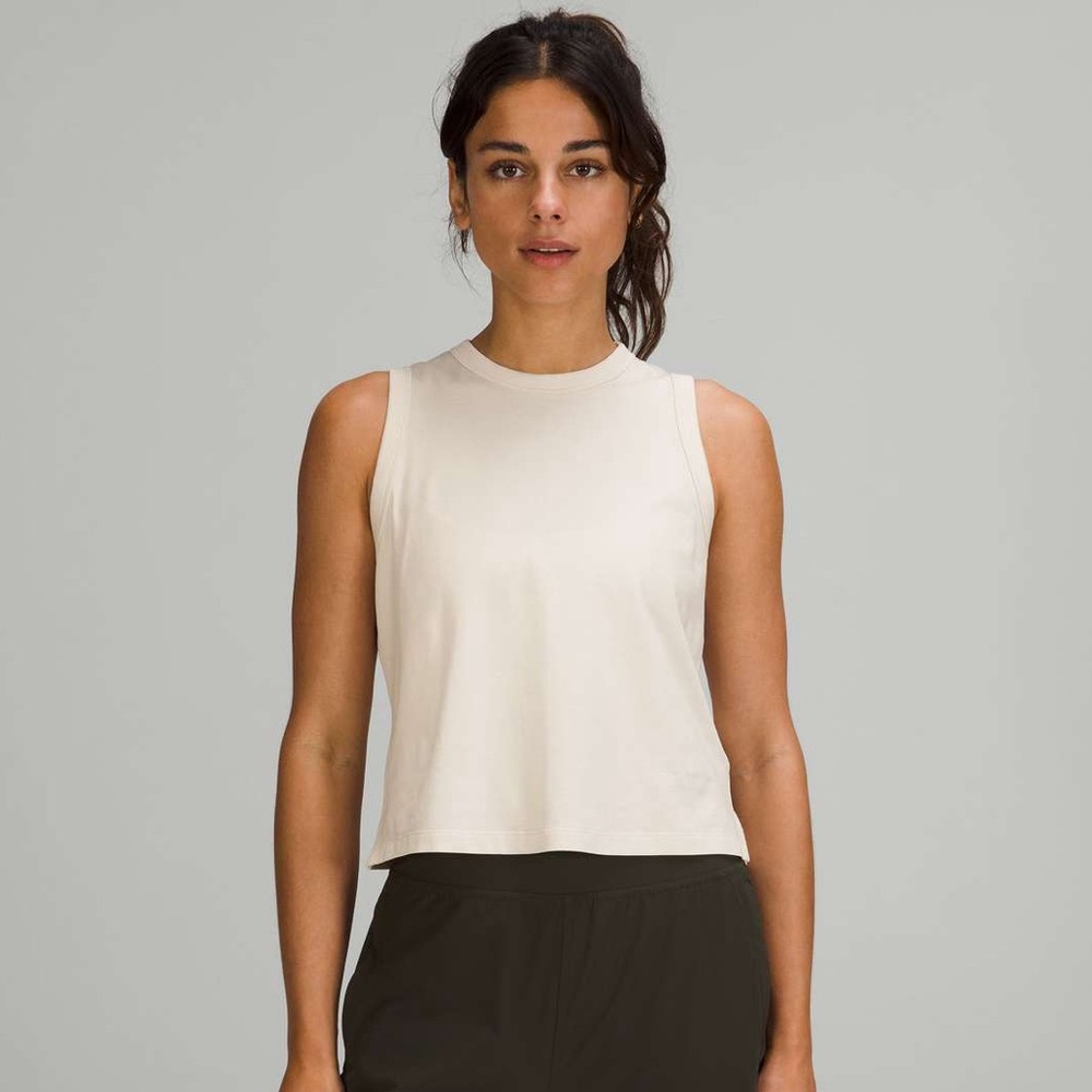 LULULEMON CLASSIC FIT COTTON BLEND TANK TOP